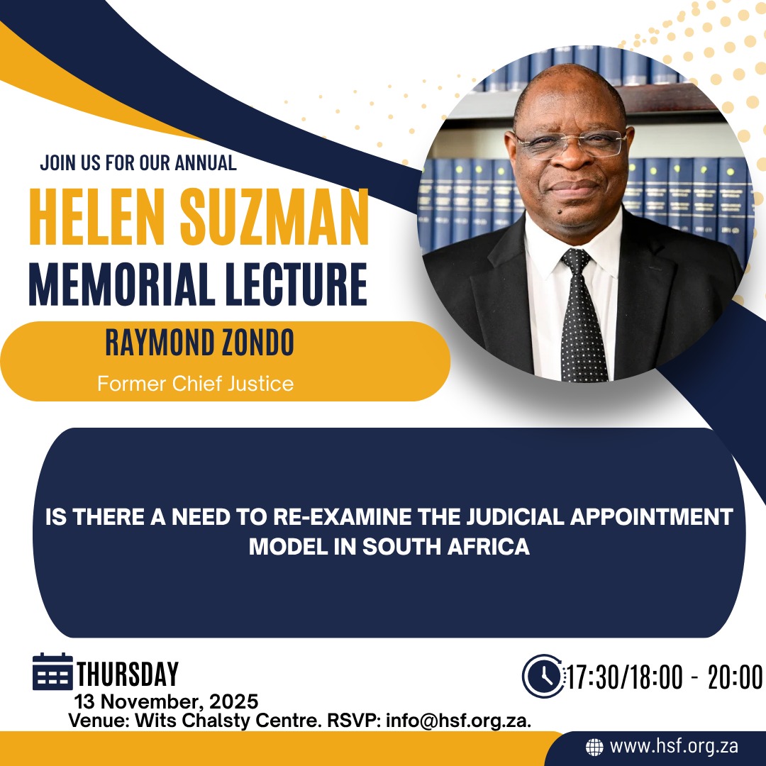 Helen Suzman memorial lecture